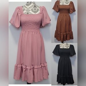 Dress |Solid Color|Fits Small to Large